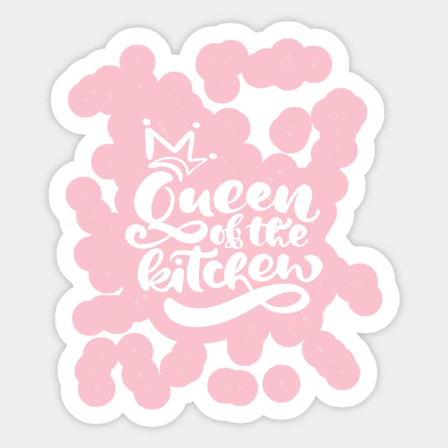 Queen of the Kitchen Sticker by Craft and Crumbles